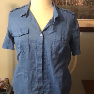 Navy shirt with pockets